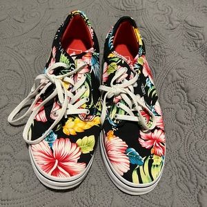 Tropical Hawaiian Print Vans